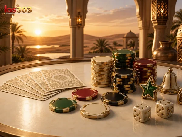 Ruang lobi Pearls of Bingo untuk memilih kartu sebelum ronde dimulai